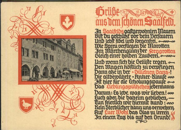 Saalfeld Saale Hotel Anker