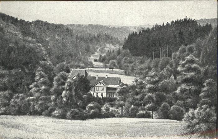 Buergel Thueringen Erholungsheim Langethalsmuehle