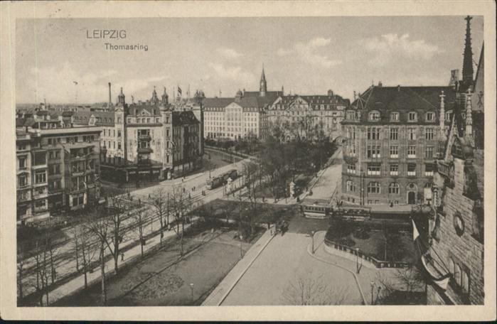 Leipzig Thomasring Strassenbahn