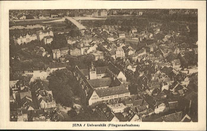 Jena Universität Fliegeraufnahme