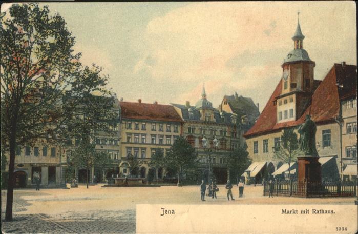 JENA  Thueringen Markt Rathaus