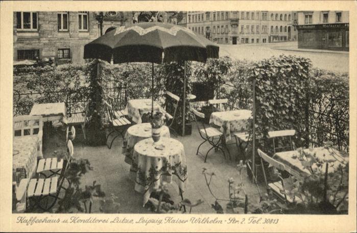 Leipzig Kaffeehaus Konditorei Lutze