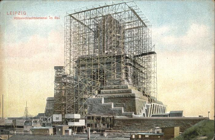Leipzig Völkerschlachtdenkmal Bau