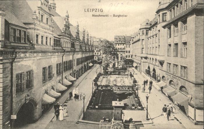 LEIPZIG Sachsen Naschmarkt Burgkeller