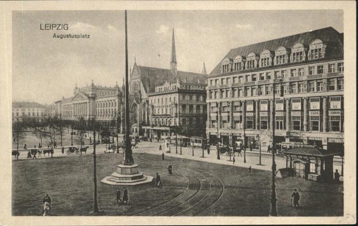 LEIPZIG Sachsen Augustusplatz