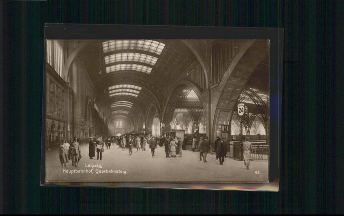 Leipzig Hauptbahnhof Querbahnsteig