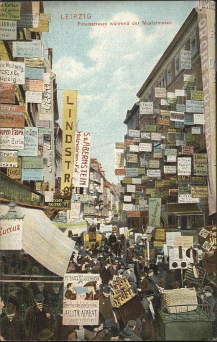 Leipzig Petersstrasse Mustermesse