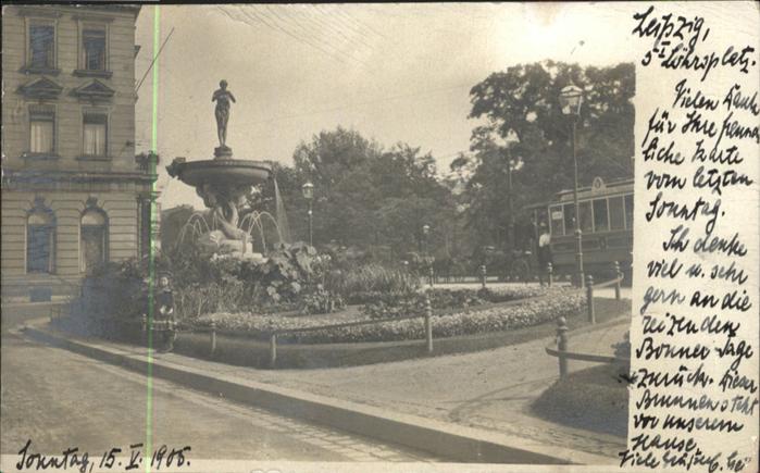 LEIPZIG Sachsen Brunnen