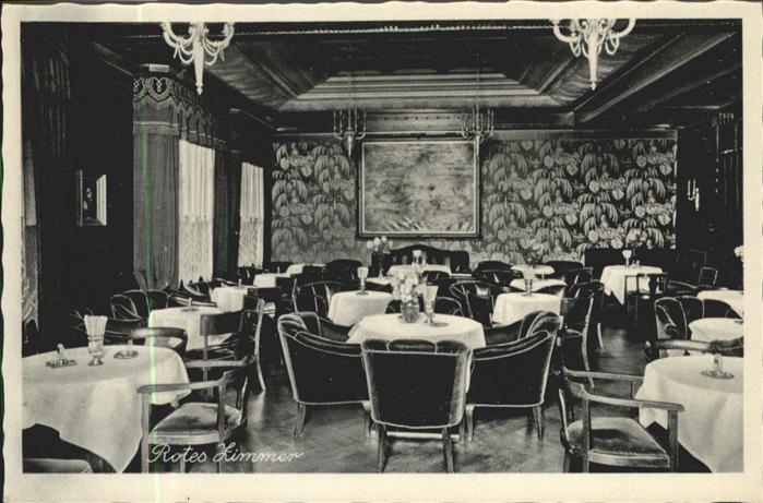 LEIPZIG Sachsen Esplanade Weinhaus Rotes Zimmer