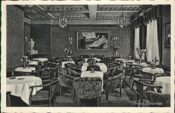 LEIPZIG Sachsen Esplanade Weinhaus Venus Zimmer