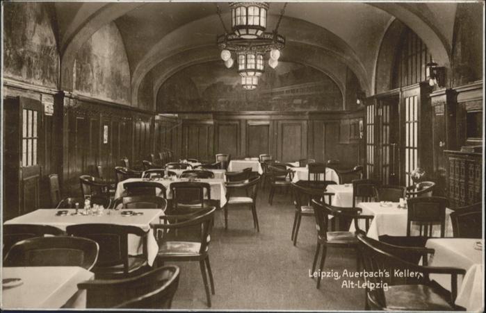LEIPZIG Sachsen Auerbachs Keller Alt-Leipzig
