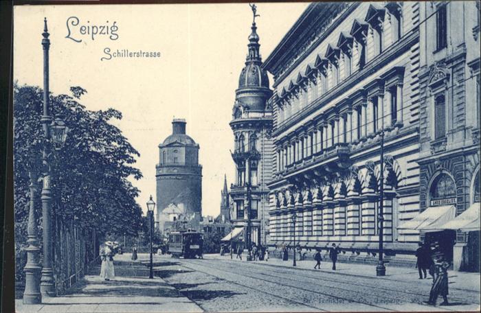 Leipzig Schillerstrasse Strassenbahn