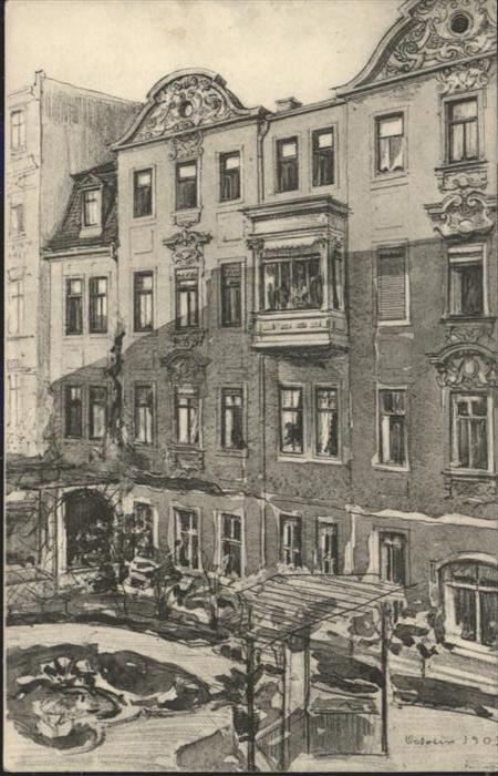 Leipzig Baursche Schule Zeichnung Künstler Käth