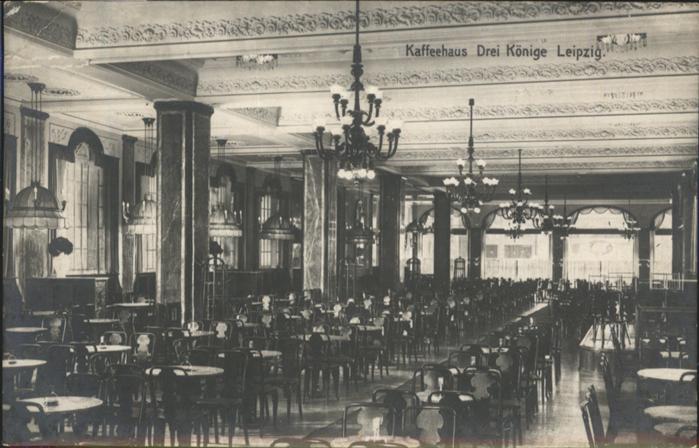 Leipzig Kaffeehaus Drei Könige
