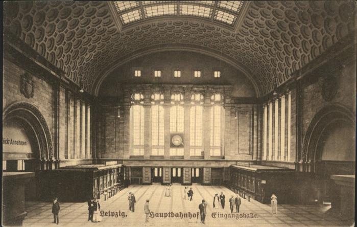 Leipzig Hauptbahnhof Eingangshalle