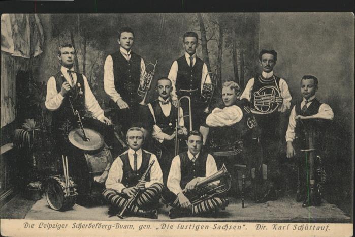 Leipzig Die lustigen Sachsen Instrumente Trompe