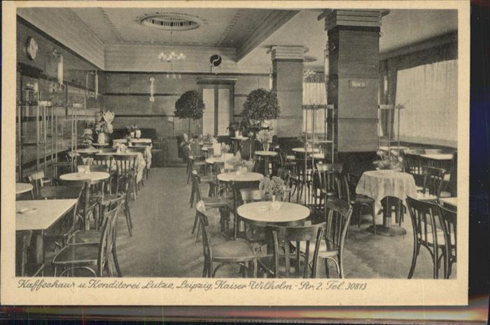 Leipzig Kaffeehaus Konditorei Lutze