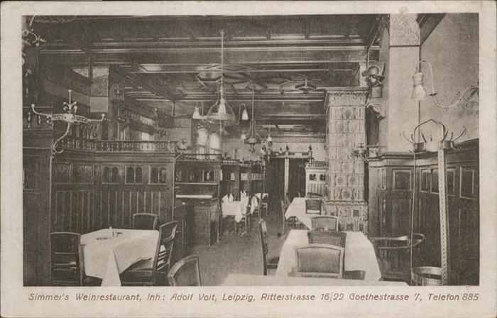 Leipzig Weinrestaurant Simmer