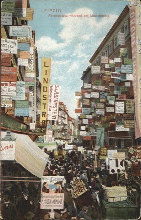 Leipzig Petersstrasse Mustermesse