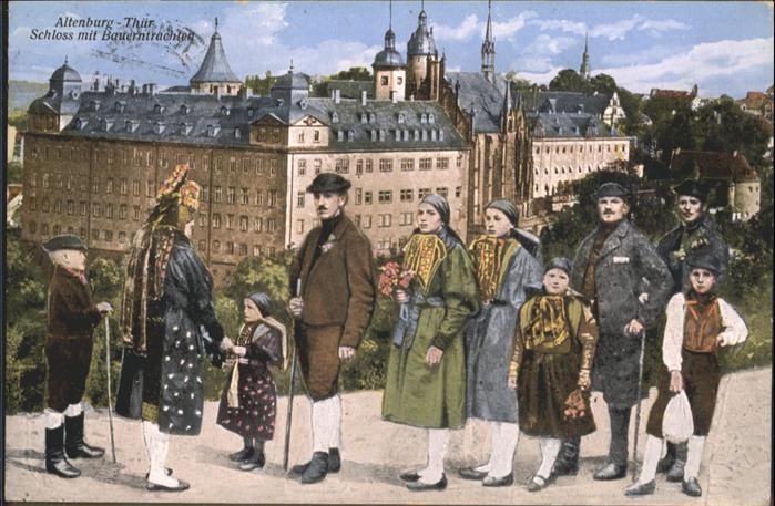 Altenburg Thueringen Schloss Bauerntrachten