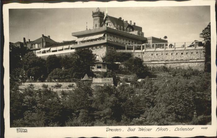 DRESDEN Elbe Bad Weisser Hirsch Luisenhof