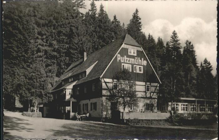 Oberpoebel Gaststätte Fremdenhof Putzmühle