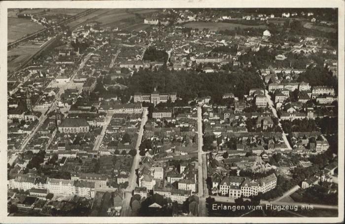 ERLANGEN Bayern Fliegeraufnahme