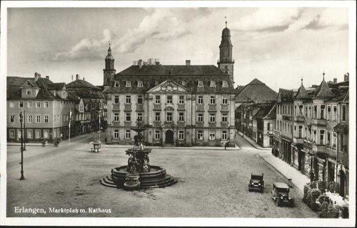 ERLANGEN Bayern Marktplatz Rathaus