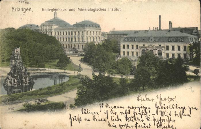 Erlangen Kollegienhaus Mineralogisches Institut