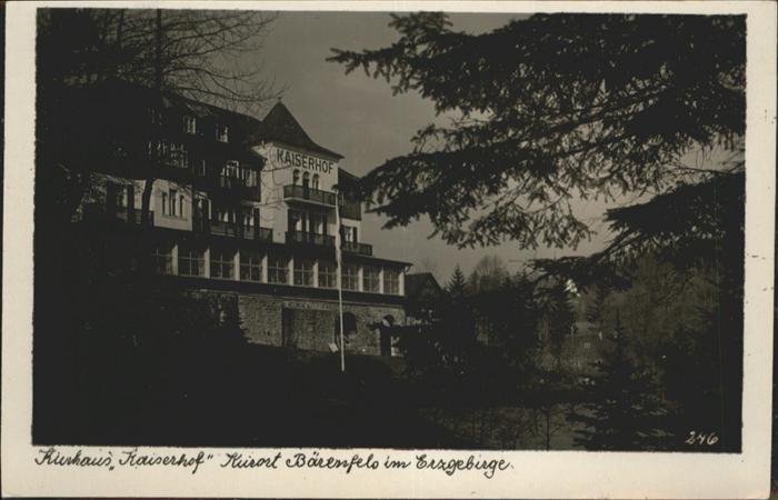 Baerenfels Erzgebirge Kurhaus Kaiserhof