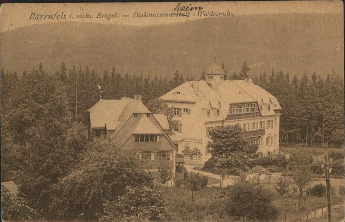 Baerenfels Erzgebirge Diakonissenheim Waldesruh