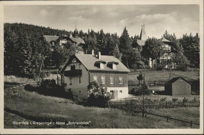 Baerenfels Erzgebirge Haus Sonnenblick