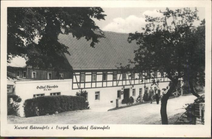 Baerenfels Erzgebirge Gasthof Bärenfels