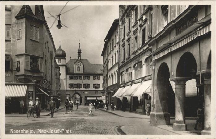 Rosenheim Bayern Max Josef Platz Fahrrad