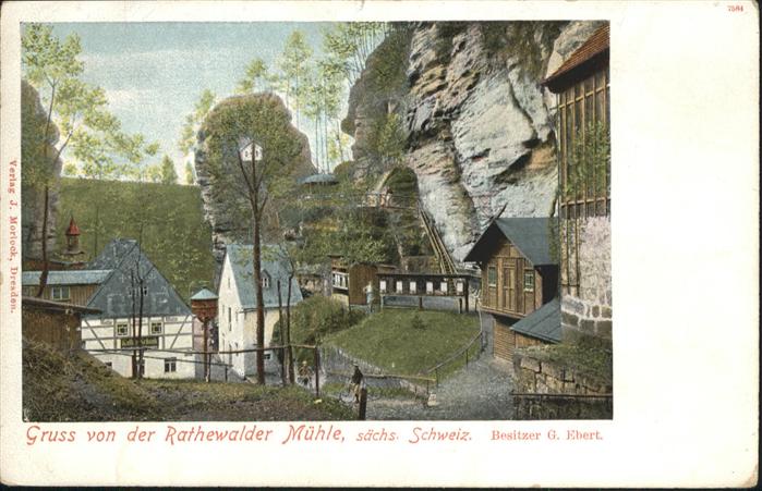 Rathen Saechsische Schweiz Mühle