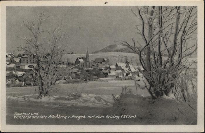 Altenberg Erzgebirge Geising