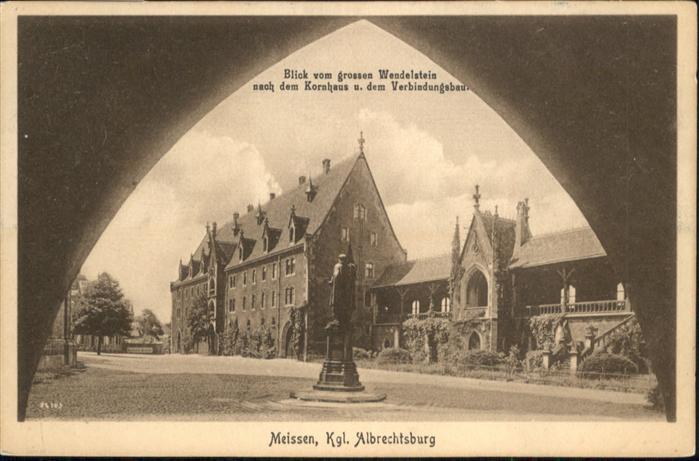 Meissen Elbe Sachsen Albrechtsburg