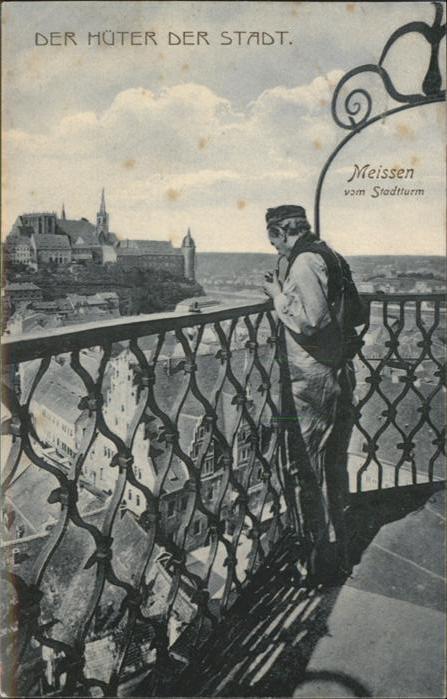 Meissen Elbe Sachsen Hüter der Stadt