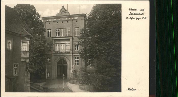 Meissen Elbe Sachsen Landesschule