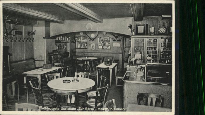 Meissen Elbe Sachsen Altdeutsche Gaststätte Zur Börse