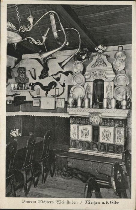 Meissen Elbe Sachsen Weinstube