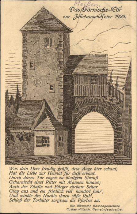 Meissen Elbe Sachsen Görnische Tor