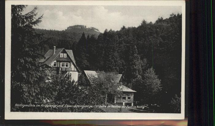 Krippen Bad Schandau Rölligmühle