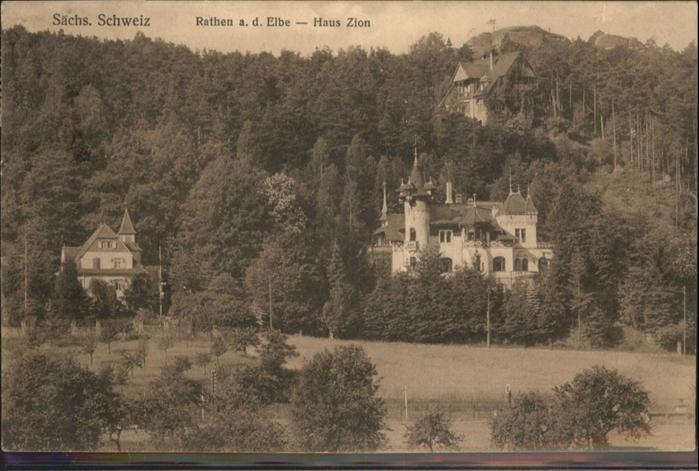 Rathen Saechsische Schweiz Haus Zion