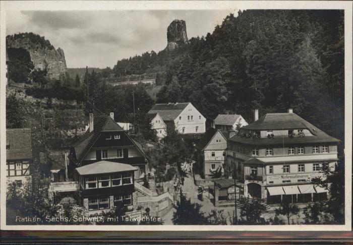 Rathen Saechsische Schweiz Talwächter