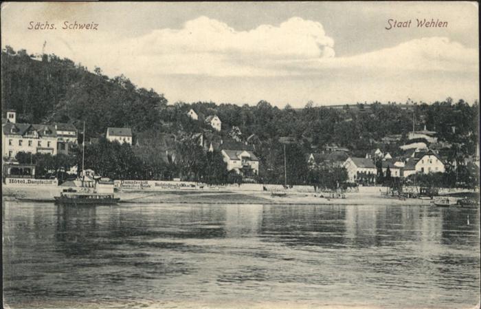 Wehlen Sachsen Schiff