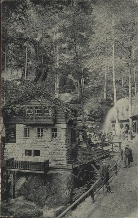 Rathen Saechsische Schweiz Amselfall