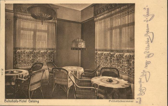 Geising Erzgebirge Bahnhofs Hotel