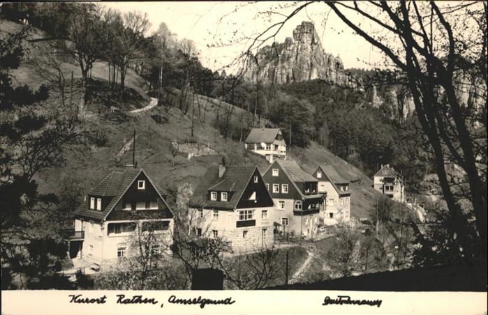 Rathen Saechsische Schweiz Amselgrund