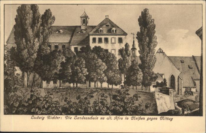 Meissen Elbe Sachsen Landesschule